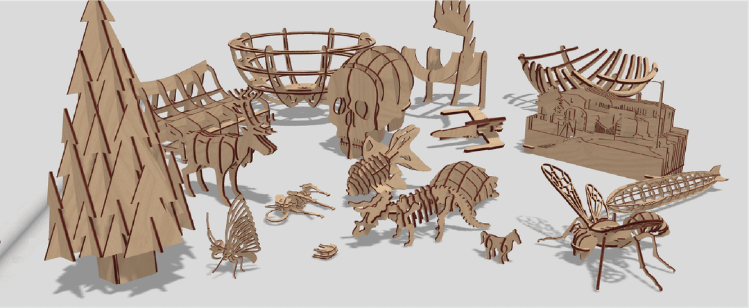 teaser image for 3D Reconstruction of Laser-Cut Models